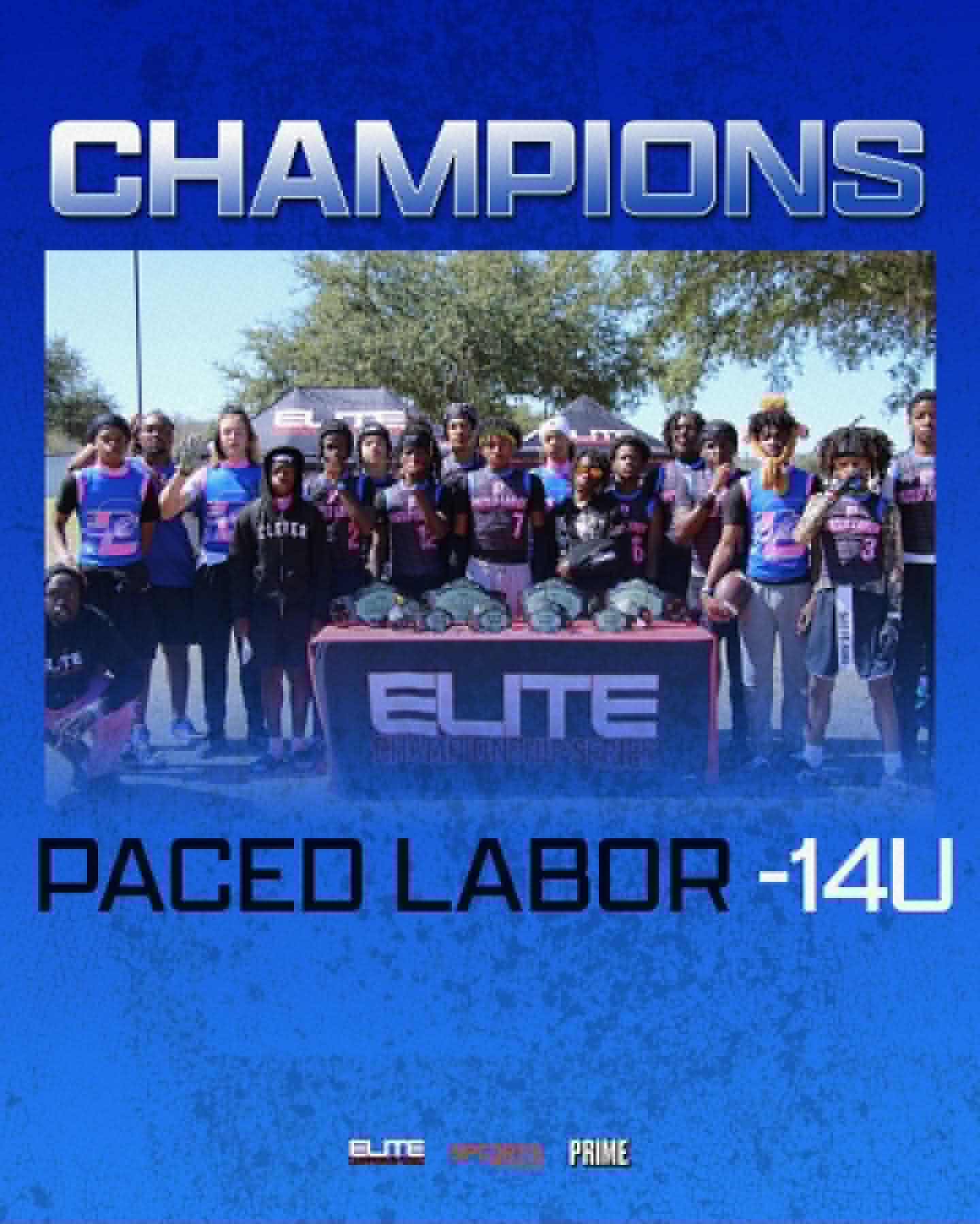 14U Champions — Paced Labor